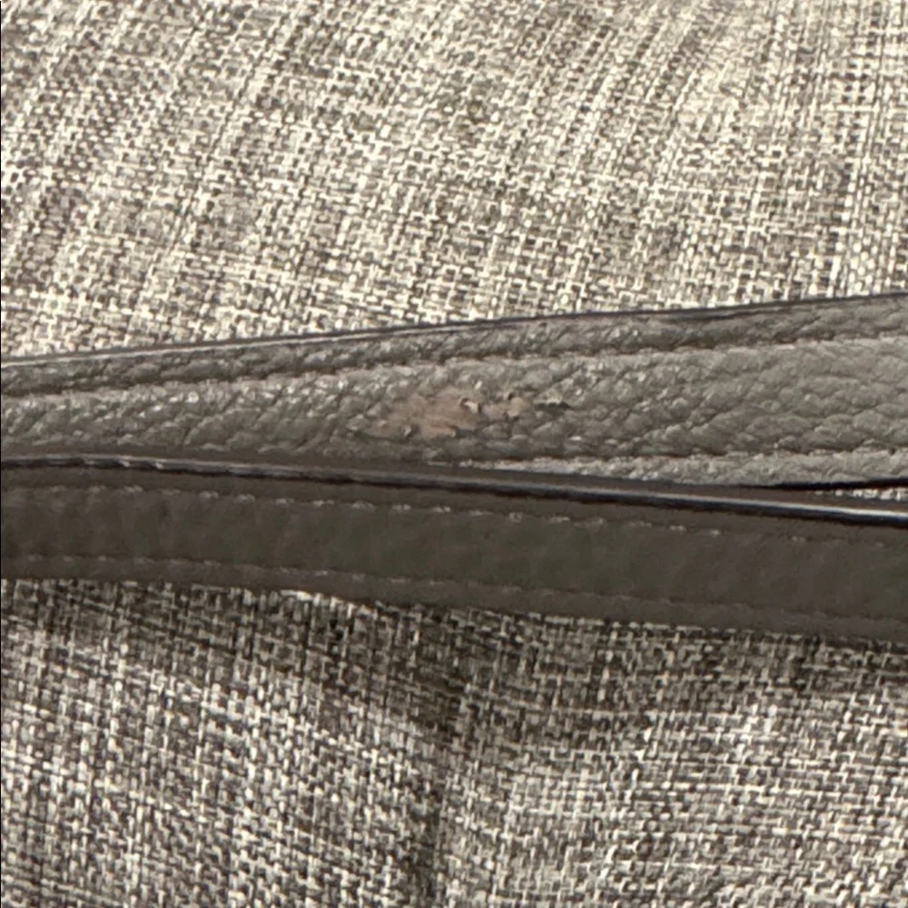 Coach Bag Lexy Gray Leather Shoulder Bag - Picture 16 of 17